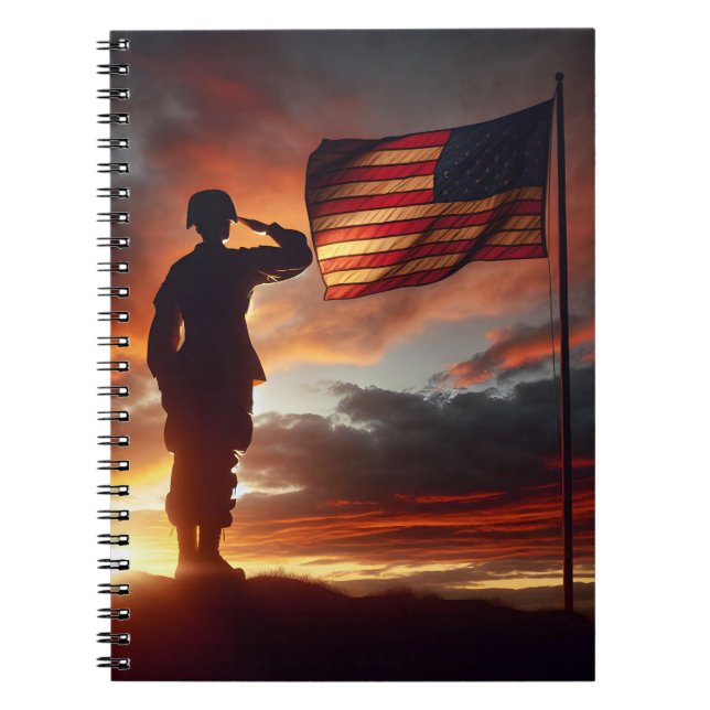 Carnet Le salut du soldat américain (Devant)