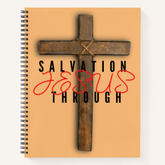 Carnet Le salut par Jésus Orange
