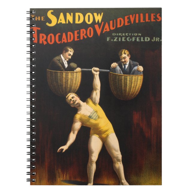 Carnet Le Sandow Eugen Sandow Vaudeville Weightlifter (Devant)
