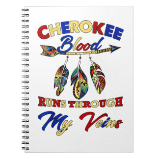 Carnet Le Sang Cherokee Traverse Mes Veines Cadeau