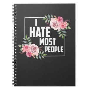 Carnet Le sarcasme floral ne dit pas les fleurs