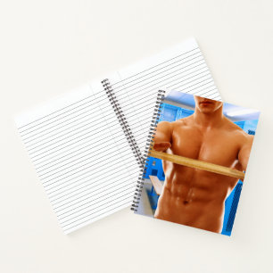 Carnet Le SlipperyJoe's torse nu homme musclé abs poitrin