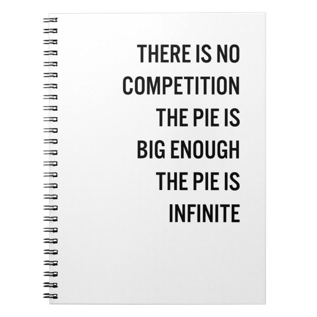 Carnet Le tarte est assez grande citation (la couleur (Devant)