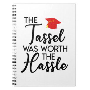 Carnet Le Tassel Vaut La Peine Le Cadeau Hassle Graduatio