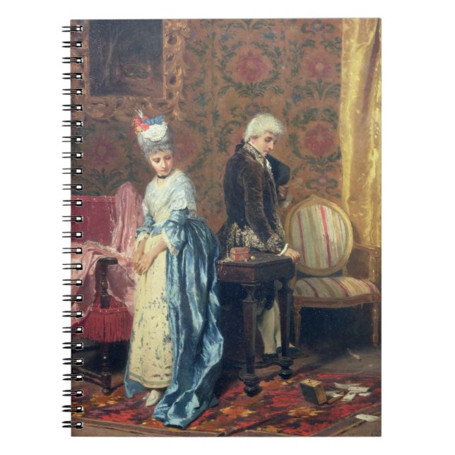 Carnet Le tiff des amants, 1872 (huile sur le panneau) (Devant)