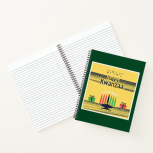 Carnet Le ton chaud et célébratif de Kwanzaa de SlipperyJ