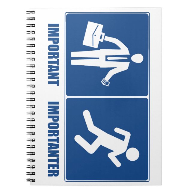 Carnet Le Travail Est Important, L'Exécution Est Importan (Devant)