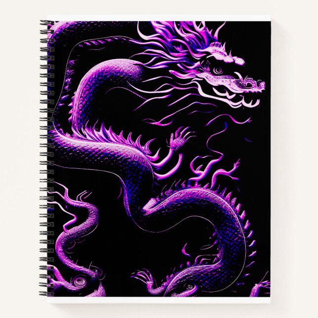 Carnet Le violet du dragon (Devant)