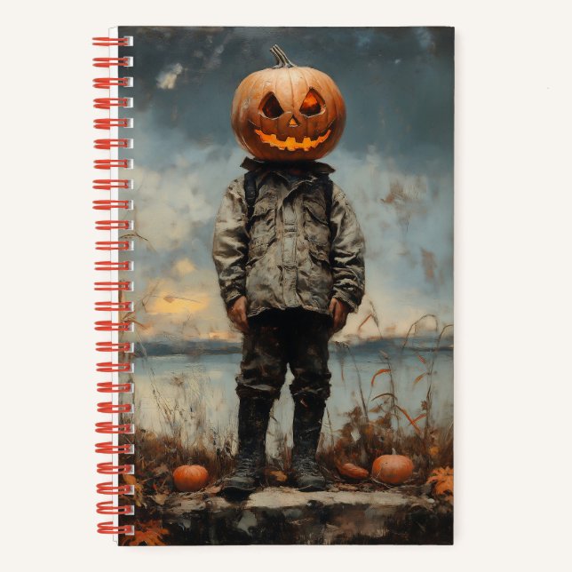 Carnet Le Wanderer à tête Citrouille (Recto)