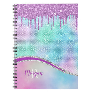 Carnet Lecteurs de Parties scintillant pourpre, Iridescen