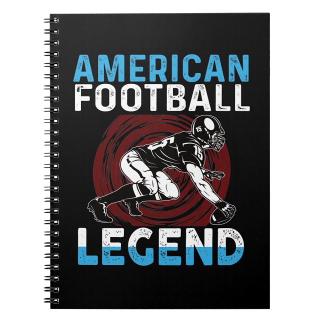 Carnet Légende du football américain (Devant)
