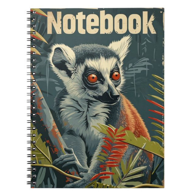 Carnet Lemur Vintage (Devant)
