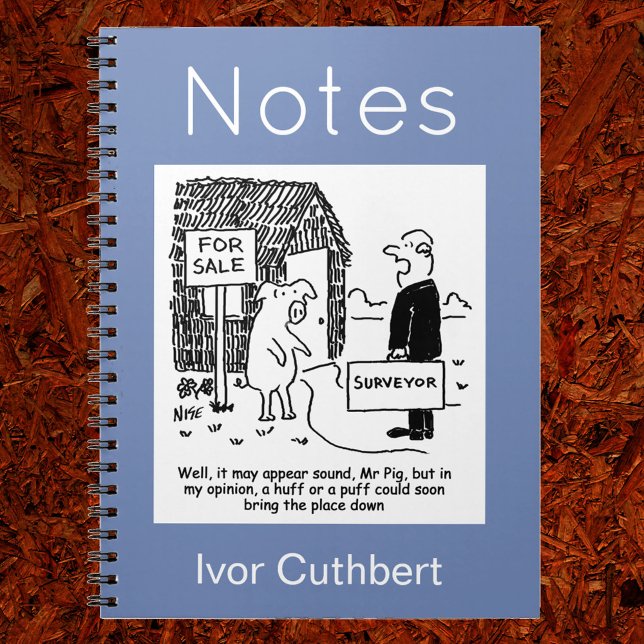 Carnet L'enquêteur du bâtiment regarde la maison de M. Pi (Créateur téléchargé)