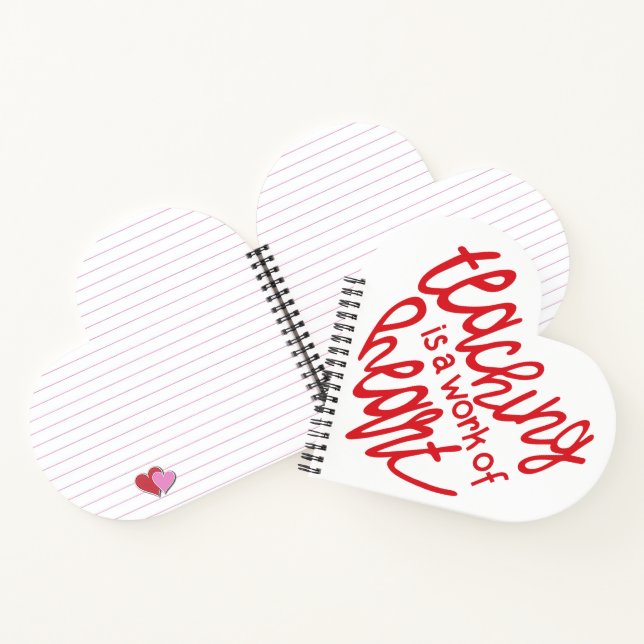 Carnet L'enseignement, un travail de coeur (Intérieur)