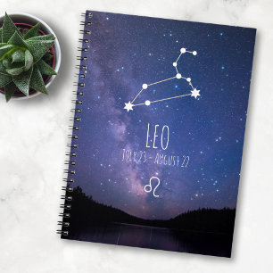 Carnet Leo   Personalized Zodiac Constellation Notebook