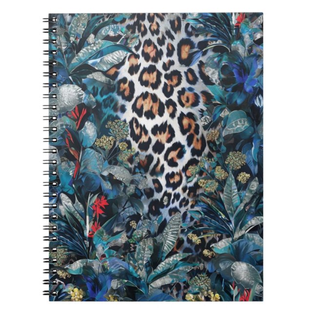 Carnet Leopar de la jungle sauvage (Devant)