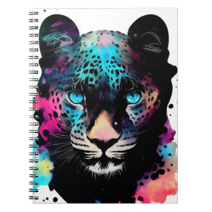 Carnet Leopard Nature sauvage Animal Couleur Art Peinture