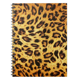 Carnet Leopard tendance : Motif de design de peau.