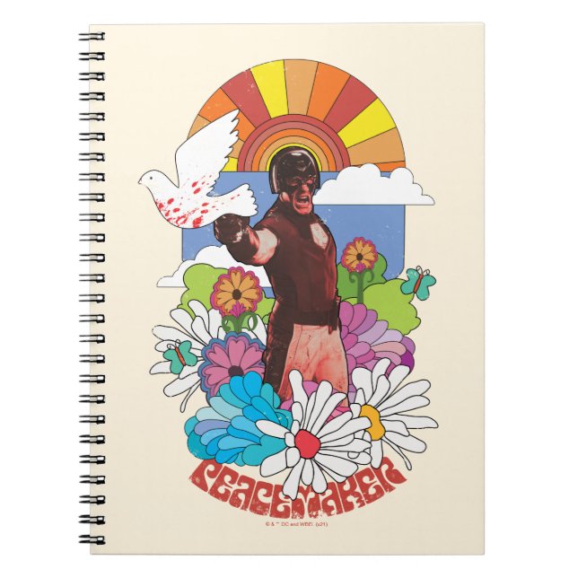 Carnet L'équipe du suicide | Fleurs et soleil Peacemaker (Devant)