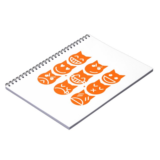 Carnet Les 9 vies du chat Emoji (Côté gauche)