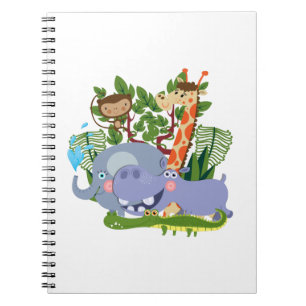 Carnet Les animaux de Safari mignons