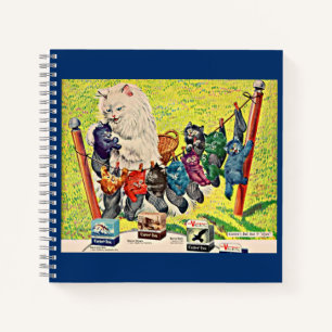 Carnet Les années 1940 Carter’s Ink and mama cat and kitt