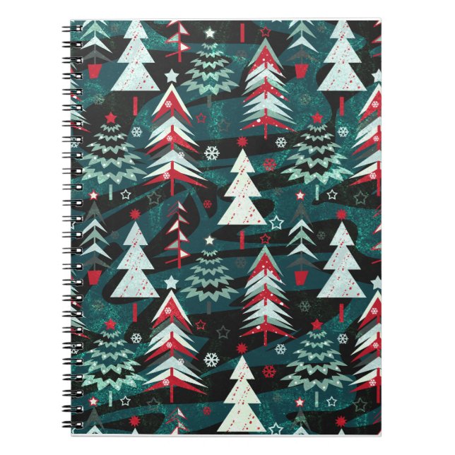 Carnet Les arbres de Noël. (Devant)