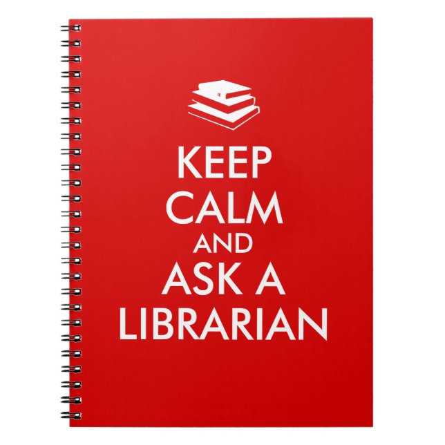 Carnet Les cadeaux de bibliothécaire gardent le calme (Devant)