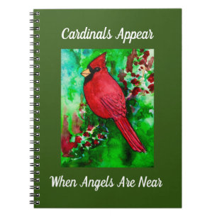 Carnet Les Cardinaux Apparaissent Quand Les Anges Sont Pr