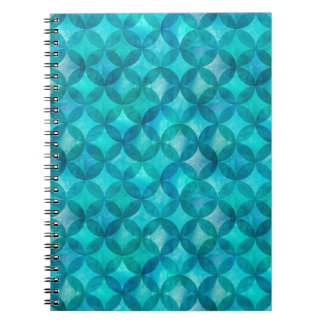 Carnet Les cercles Abstraits se chevauchent motif sans fa