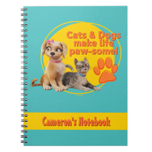 Carnet Les chats et les chiens rendent la vie géniale !