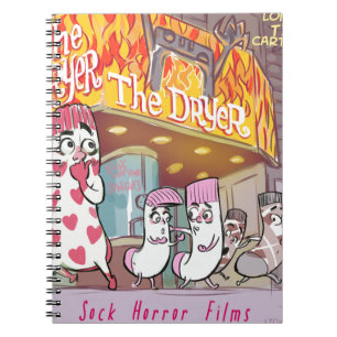 Carnet Les chaussettes Horreur Films Le sèche-linge Drôle