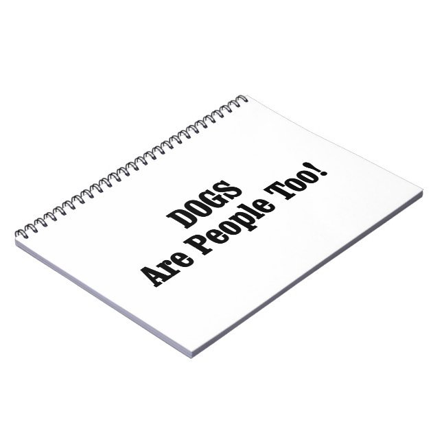 Carnet Les CHIENS Sont Aussi Des Gens ! (Côté gauche)