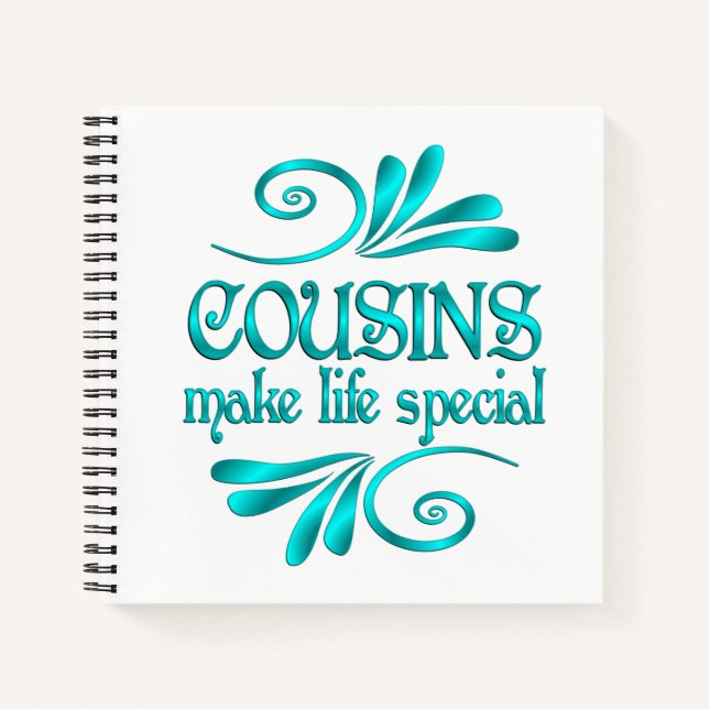 Carnet Les cousins rendent la vie spéciale (Devant)