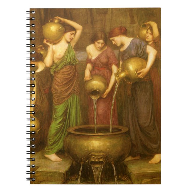 Carnet Les Danaides par John William Waterhouse (Devant)