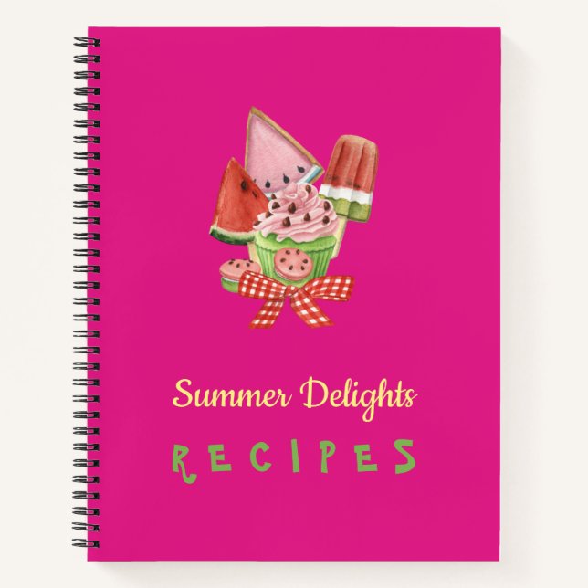 Carnet Les délices estivales (Devant)