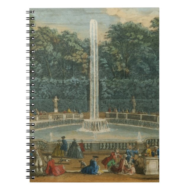 Carnet Les dômes dans le jardin à Versailles, pub. par (Devant)