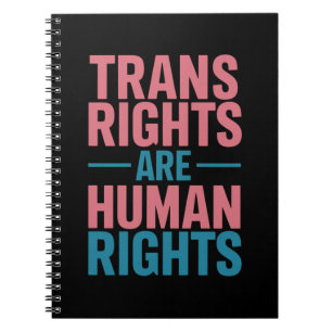 Carnet Les droits trans sont des droits de l'homme Fierté