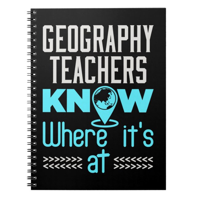 Carnet Les enseignants en géographie savent où il se trou (Devant)
