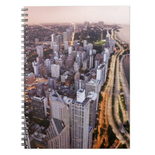 Carnet Les Etats-Unis, l'Illinois, Chicago, vue aérienne
