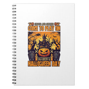 Carnet Les fantômes Halloween Diables Venez Jouer Octobre