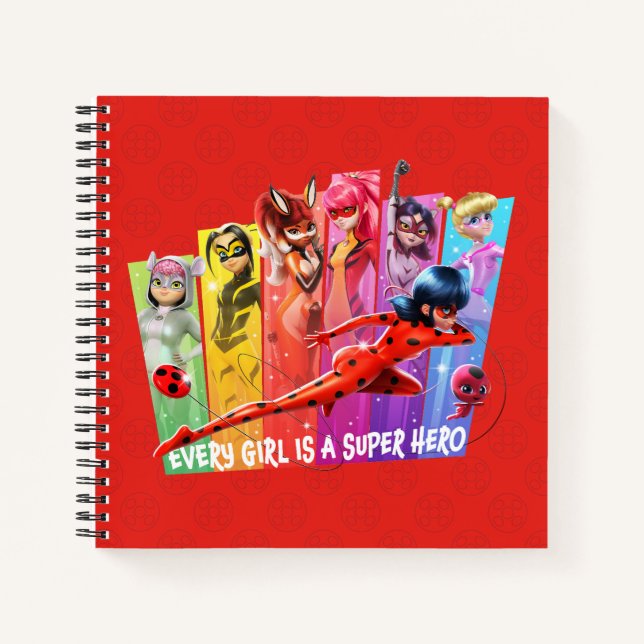 Carnet Les filles miraculeuses | Chaque fille est un supe (Devant)