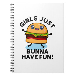 Carnet Les Filles N'ont Qu'à S'amuser Pun Burger Drôle