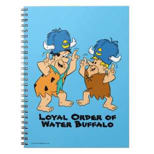 Carnet Les Flintstones   Fred et Buffalo d'eau de prise
