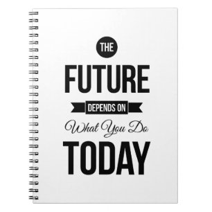 Carnet Les futures citations inspirées blanches