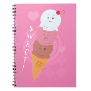 Carnet Les gâteaux sucrés - Cone de crème glacée!