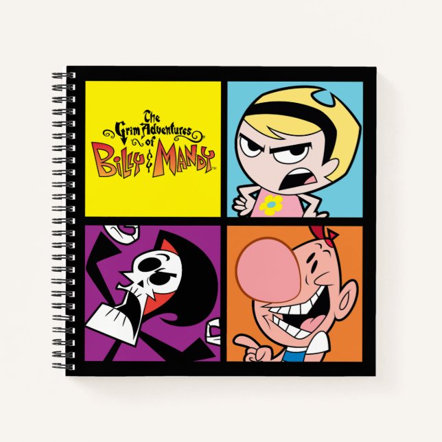 Carnet Les Grandes Aventures de Billy & Mandy Character A (Devant)
