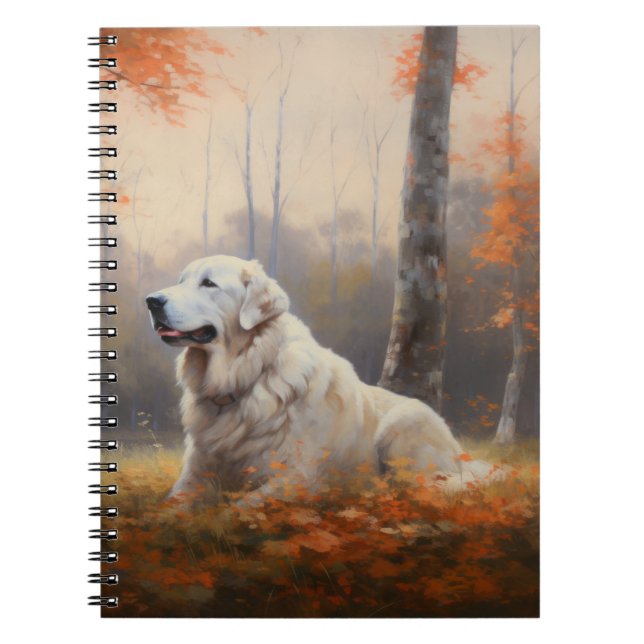 Carnet Les grandes Pyrénées à l'automne Feuilles automne  (Devant)