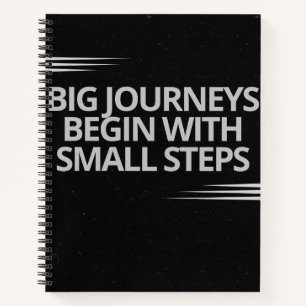 Carnet Les grands voyages commencent par de petits pas Ca