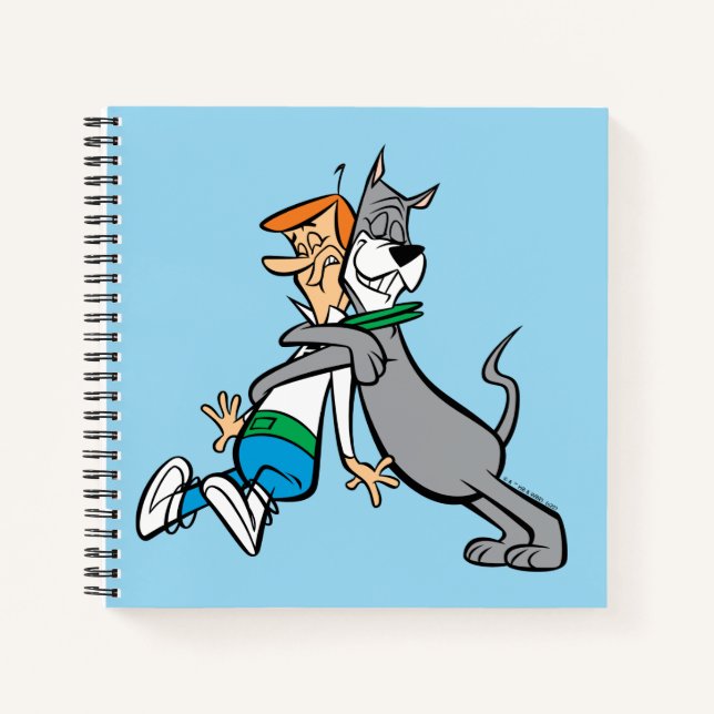 Carnet Les Jetsons | George & Astro Hug (Devant)